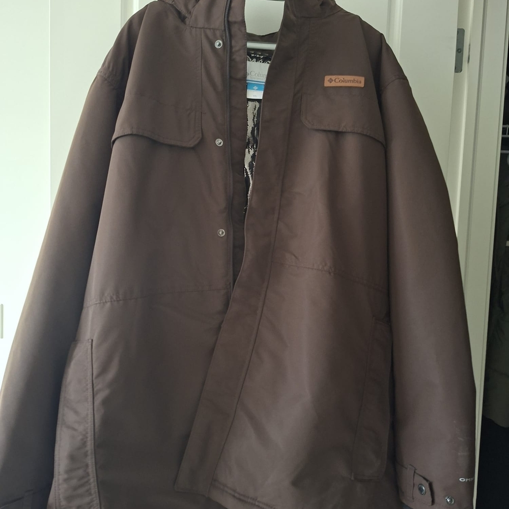 Columbia Men's Dark Brown Raincoat
